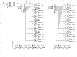 水平走査駆動回路図1/4